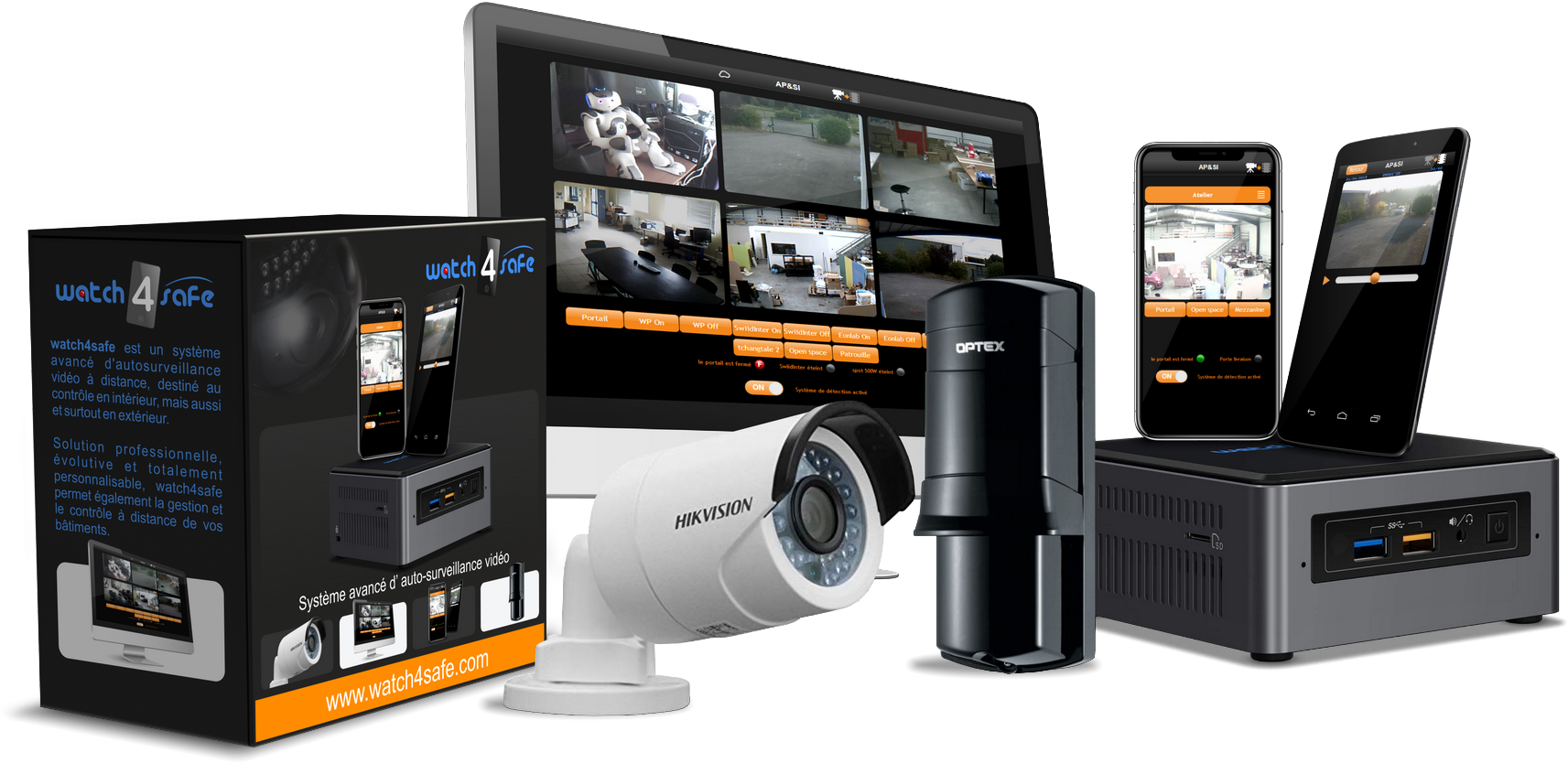 watch4safe système de vidéosurveillance et de contrôle à distance